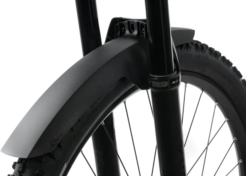 Acid Mud Shield Front Long Mudguard in Black-3